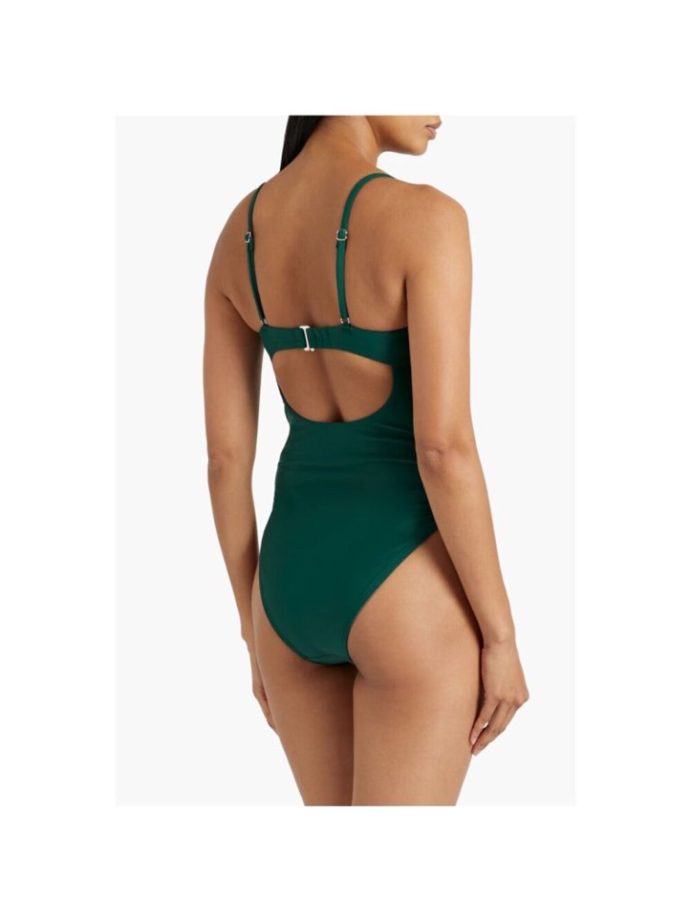 Andrea Iyamah Tiaca One Piece Swimsuit Green Medium - New with Tags - Picture 2 of 3